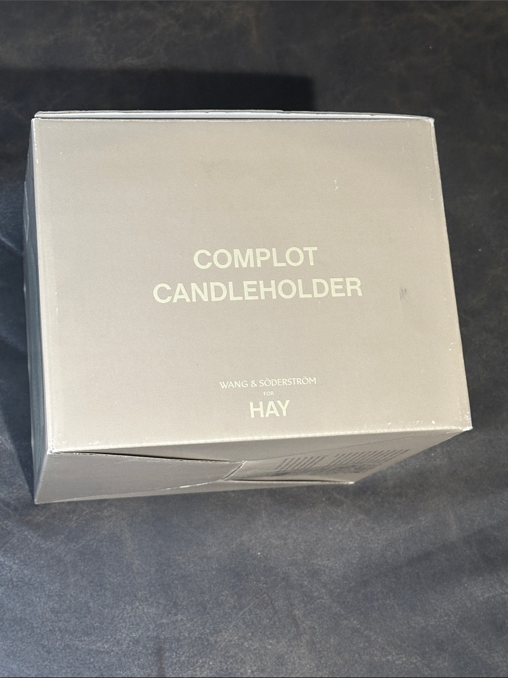 HAY Complot Candleholder - White Ivory